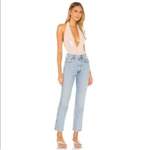 NBD Nicole Bodysuit in Liquid Nude